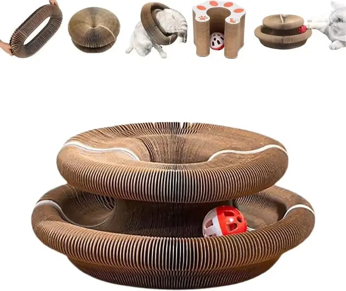 Jouet pour chat Kitty Kurlz, Marlene Kitty Kurlz, jouet pour chat avec boucles Kitty, jouet de planc