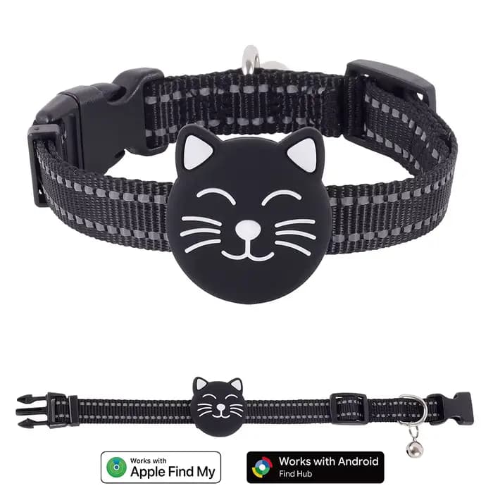 Collier de suivi GPS intelligent pour animaux de compagnie, traceur anti-perte pour chat, boucle de