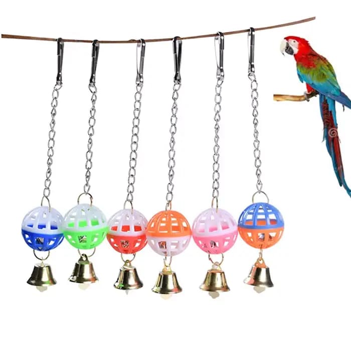 Jouets pour oiseaux de compagnie mignons, perruche d'escalade, morsure, mâcher avec frontal swing, c