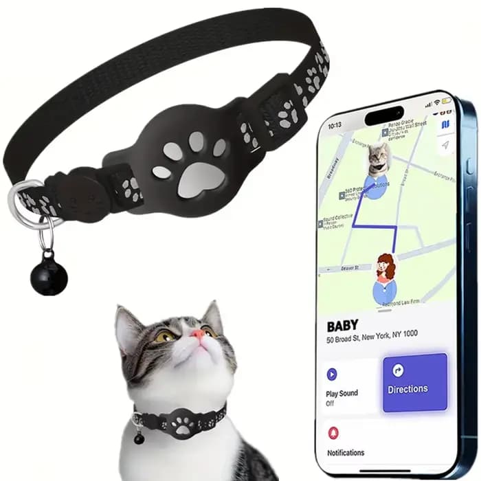 Colliers GPS intelligents pour chats, traceurs anti-perte pour chatons, traceurs étanches pour chien