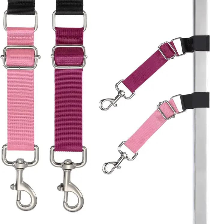 2 pièces accessoires de bras de laisses de base de toilettage de chien de compagnie, sangles d'exten