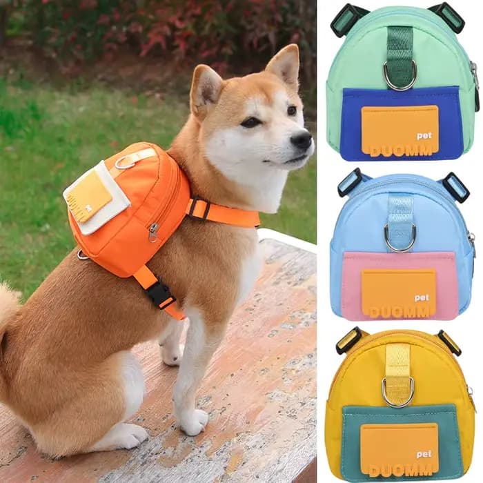 Sac à dos SFP Shiba Inu pour petits chiens, cartable pour animaux de compagnie, grand espace, fourni