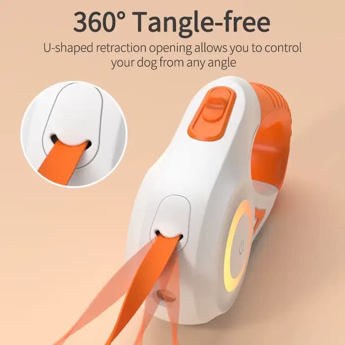 ROJECO 5M automatique chien laisse rétractable LED lumineux leader mode sangles lumineuses pour chie