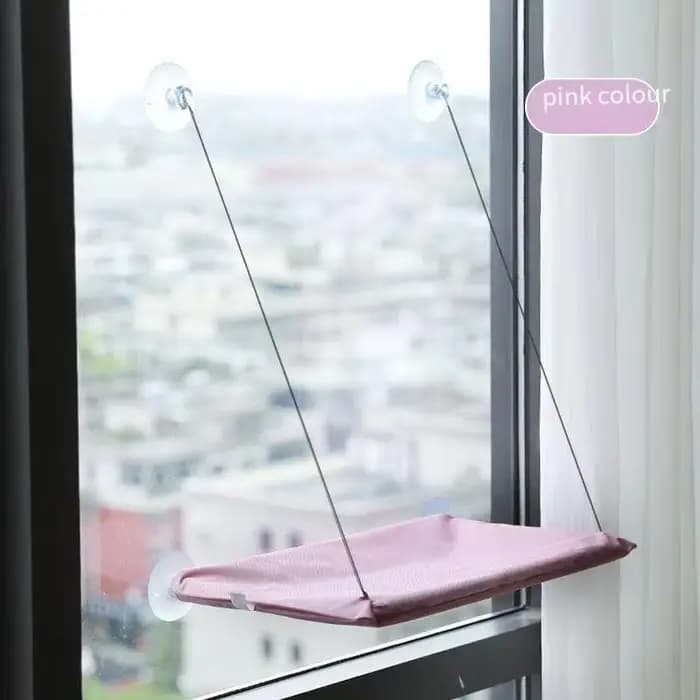 Hamac pour chat à ventouse puissante, pliable, pour fenêtre et balcon en verre, nid suspendu, percho