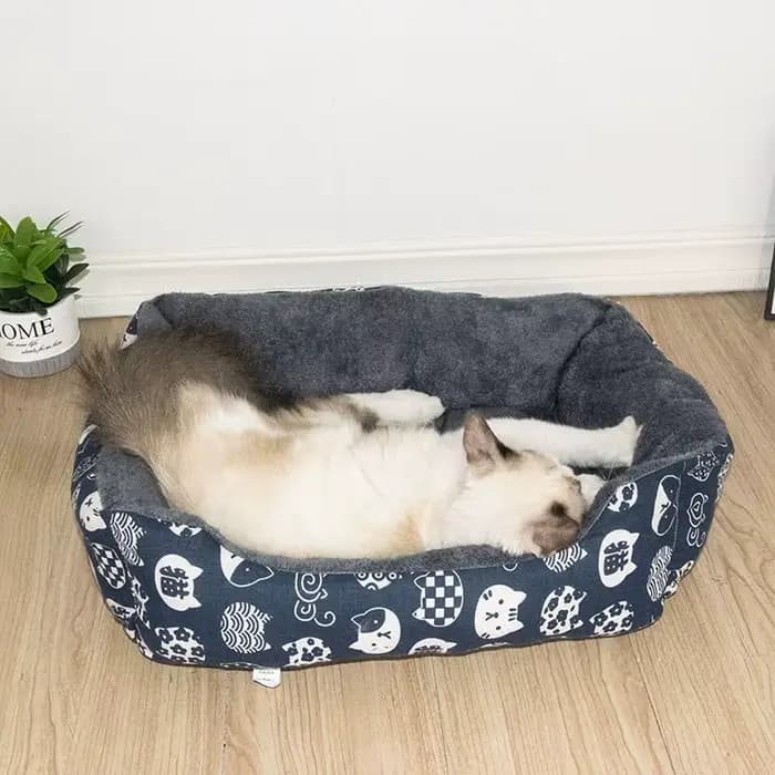 Tapis de lit d'hiver pour animaux de compagnie, grand canapé-lit pour chien, nid chaud pour animaux