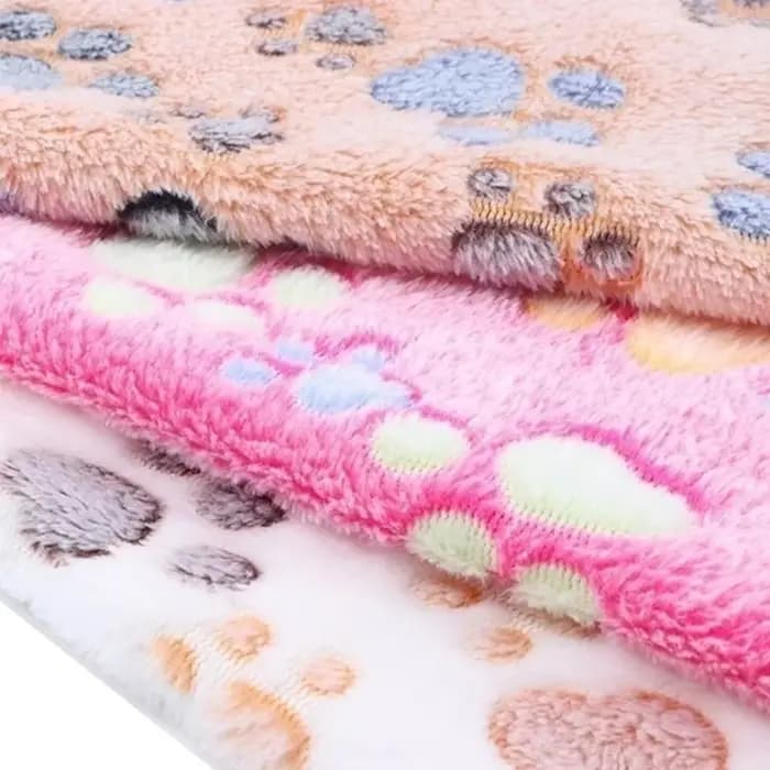 Couverture douce et moelleuse pour animaux de compagnie, tapis de dessin animé mignon, couverture ch