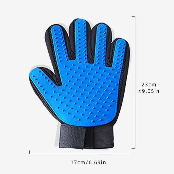 Pet Hair Remover Gants Chat Chien Massage Baignade Nettoyage Toilettage Fournitures Silicone Cheveux