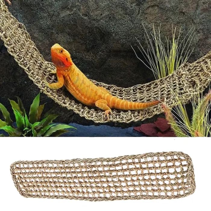 Hamac pour Reptile, décoration de Terrarium pour chaise longue lézard, petits crabes ermites, lit Ge