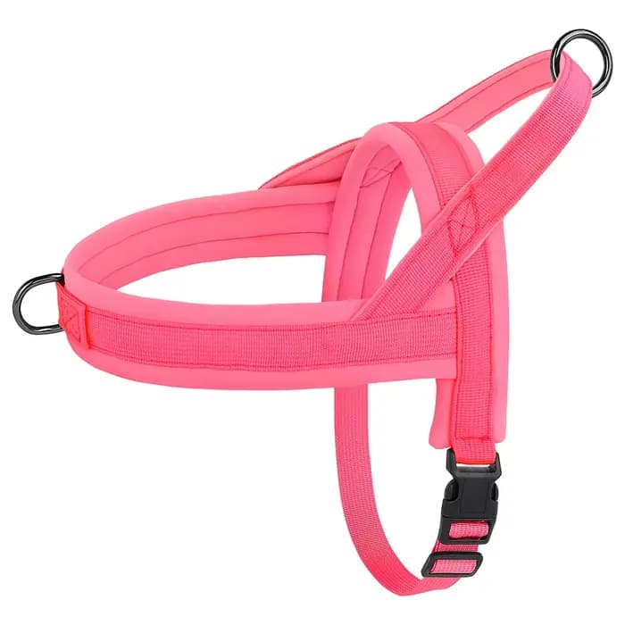 GlaSoft réglable en nylon rembourré pour animaux de compagnie, chien, chat, extérieur, sans côtes, b