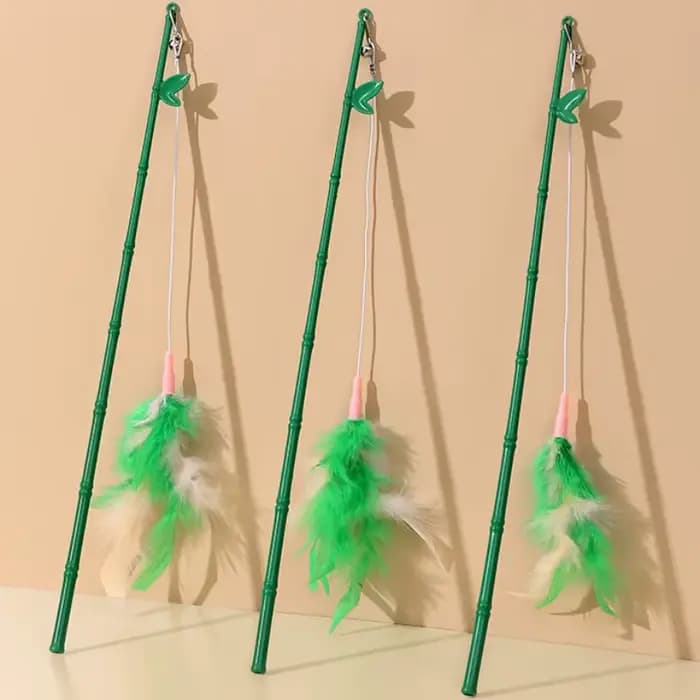 Jouet pour chat, jouets à plumes auto-hautes pour chats, bâton résistant aux morsures, jouet pour ch