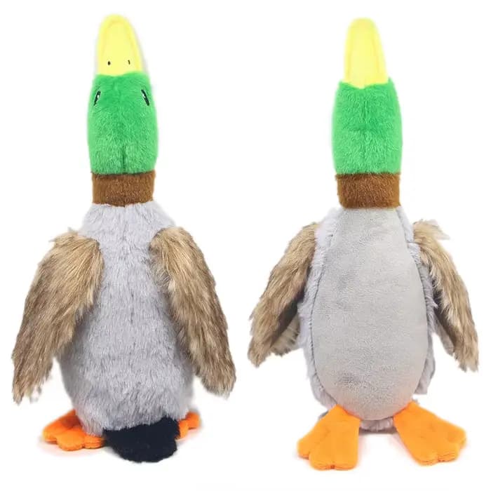 Jouet sonore de canard en peluche mignon, Animal grinçant, jouet pour chien, nettoyage des dents, co