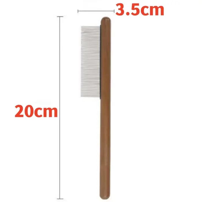 Peigne pour chat, brosse en bois, dissolvant de poils d'animaux, brosse de Massage pour chats, peign