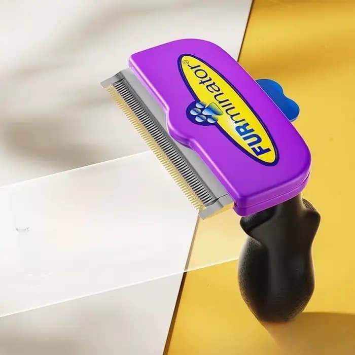 Peigne de toilettage pour animaux de compagnie Furminator, en acier inoxydable, pour enlever les poi