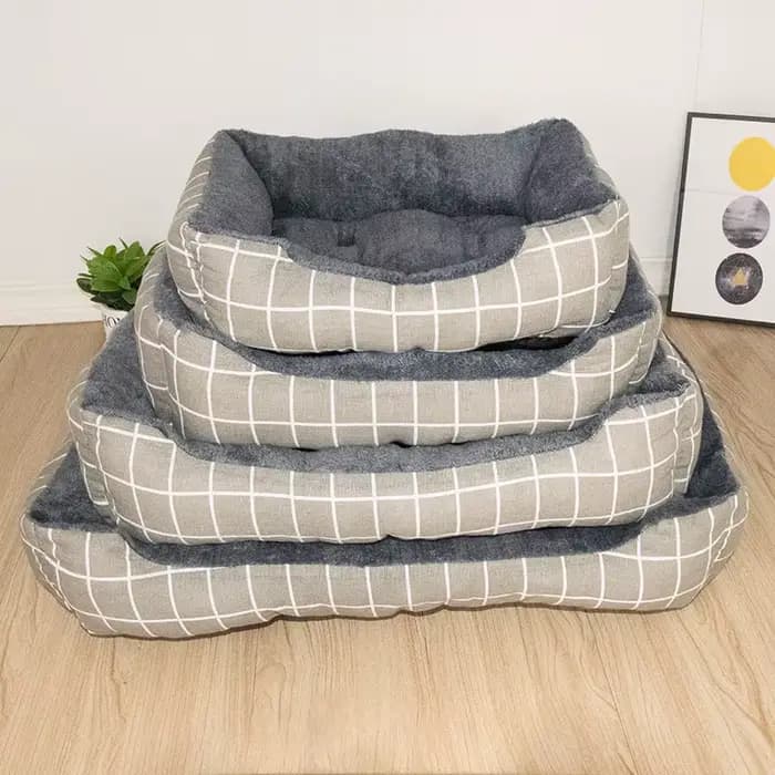 Tapis de lit d'hiver pour animaux de compagnie, grand canapé-lit pour chien, nid chaud pour animaux