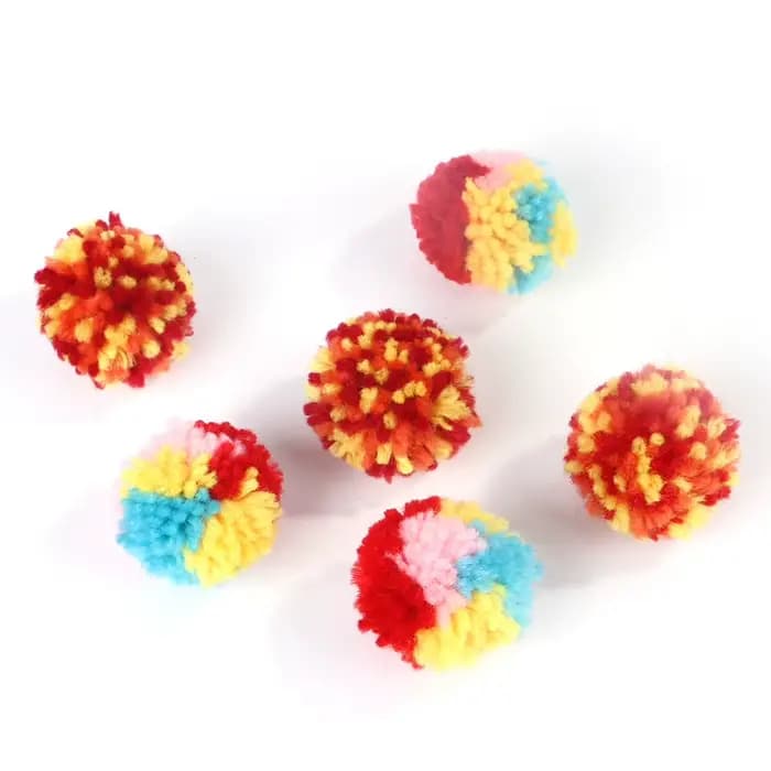 Jouets amusants pour chat, boule de laine colorée, interactif, soulagement de l'ennui, jouet pour ch