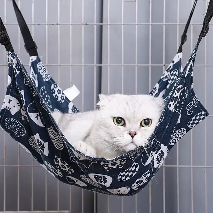Hamac en toile pour chat, lits pour animaux de compagnie, chiens, lit suspendu Double face, balançoi