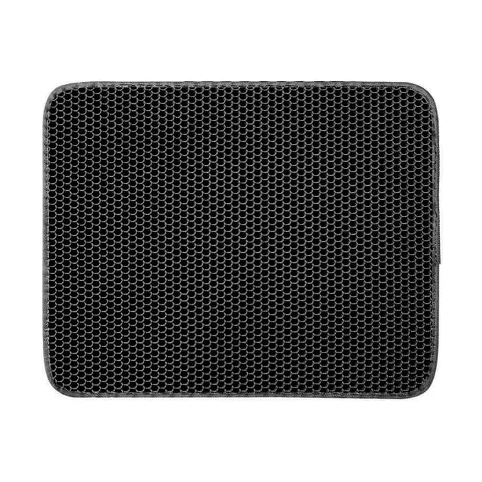 Tapis de litière pour chat grande taille, imperméable, antidérapant, double couche, pour attraper le