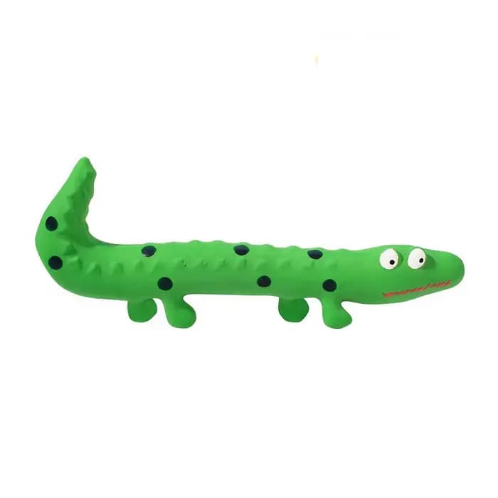 Jouet à mâcher pour chien en latex, lézard couineur, jouets interactifs amusants pour chiens de peti