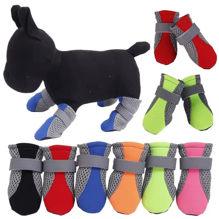 Chaussures pour animaux de compagnie chiot extérieur fond souple pour chat Chihuahua bottes de pluie