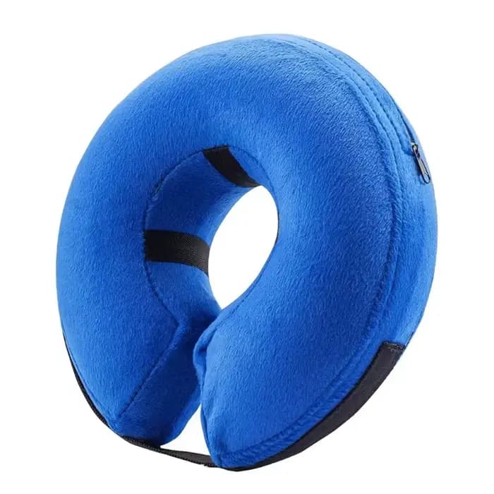 Collier de récupération gonflable pour chien, cône protecteur souple pour usage post-chirurgical, co