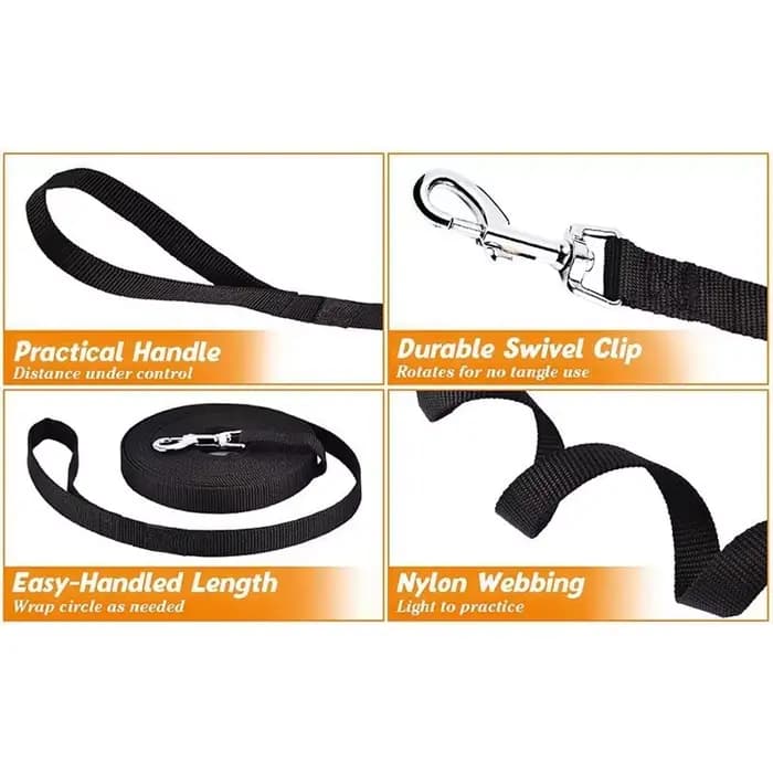 Laisse en nylon pour chien de compagnie, laisse pour petits et moyens chiens, chats, chiot, marche,