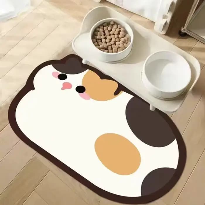 Tapis d'alimentation absorbant pour animaux de compagnie VIKAMA, tapis de table imperméable et antid