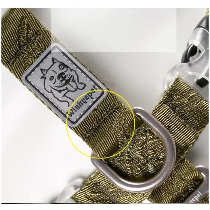 TRUELOVE-Nylon SFP Double-H personnalisé pour chien, coulé respirant et réglable, sans traction, YH1