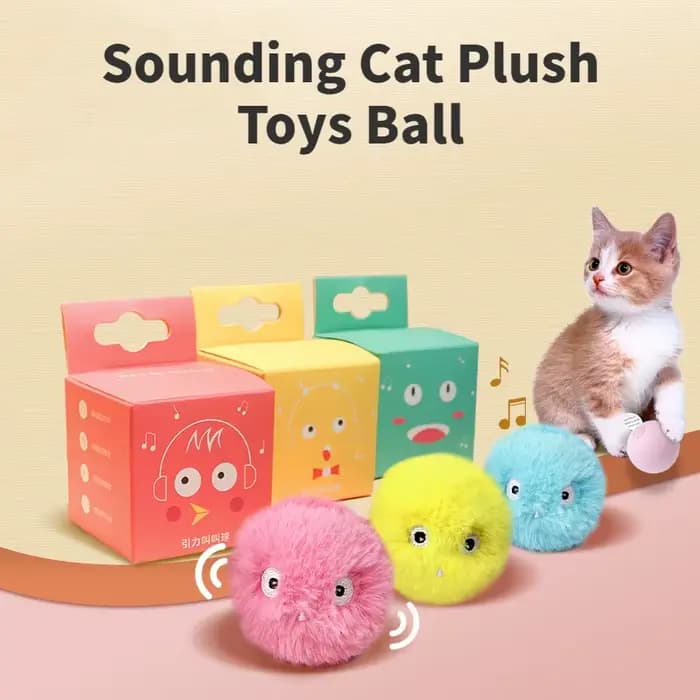 Jouets pour chats, balle interactive intelligente, herbe-aux-chats, jouet d'entraînement pour animau