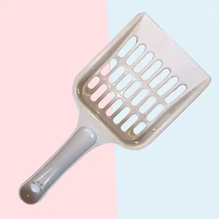 Nouvelle pelle à litière pour chat de haute qualité, design à poignée horizontale, durable, pour le