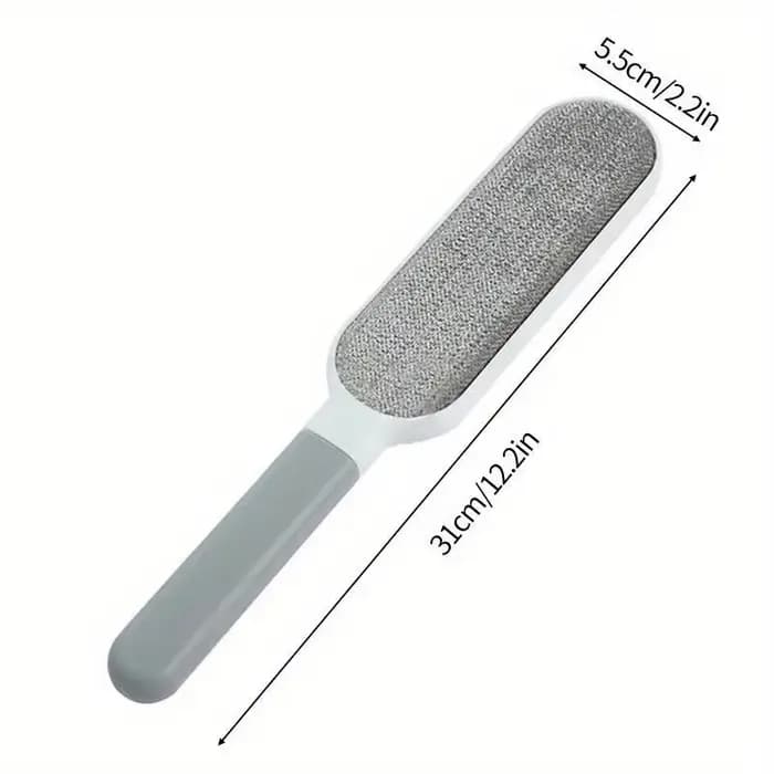 Épilateur Double face pour animaux de compagnie, brosse à peluches collante électrostatique manuelle