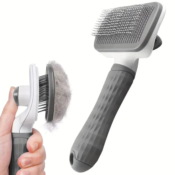 Peigne autonettoyant pour enlever les poils d'animaux, brosse pour couper les chats, peigne d'épilat