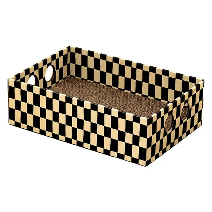 Planche à Gratter en Carton Durable pour Chats d'Nik, Boîte de Chaise Longue pour DorPanier, Tapis à