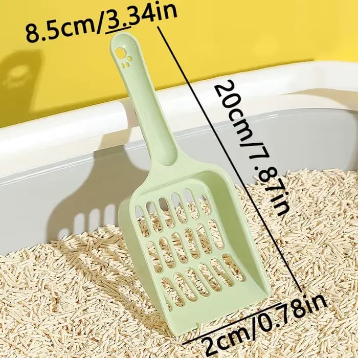 Tampons à litière pour chat avec cuillères, combinaison de verrouillage du sable, nettoyage facile,