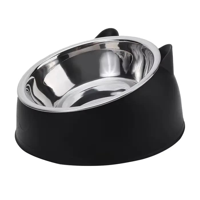 Bols en acier inoxydable pour chat, Base antidérapante, pour animaux de compagnie, chiot, chien, man