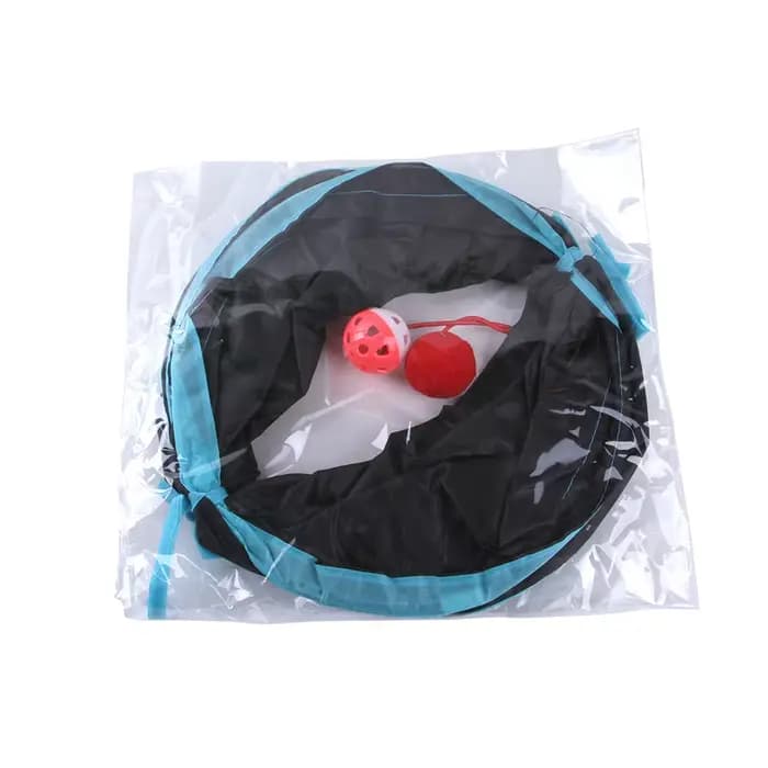 Tunnel pour chat, fournitures pour animaux de compagnie, Tunnel de jeu de passage S T, jouet pliable
