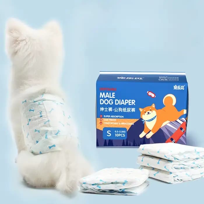 Couches pour chien super absorbantes pour animaux de compagnie, pantalons physiologiques féminins, c