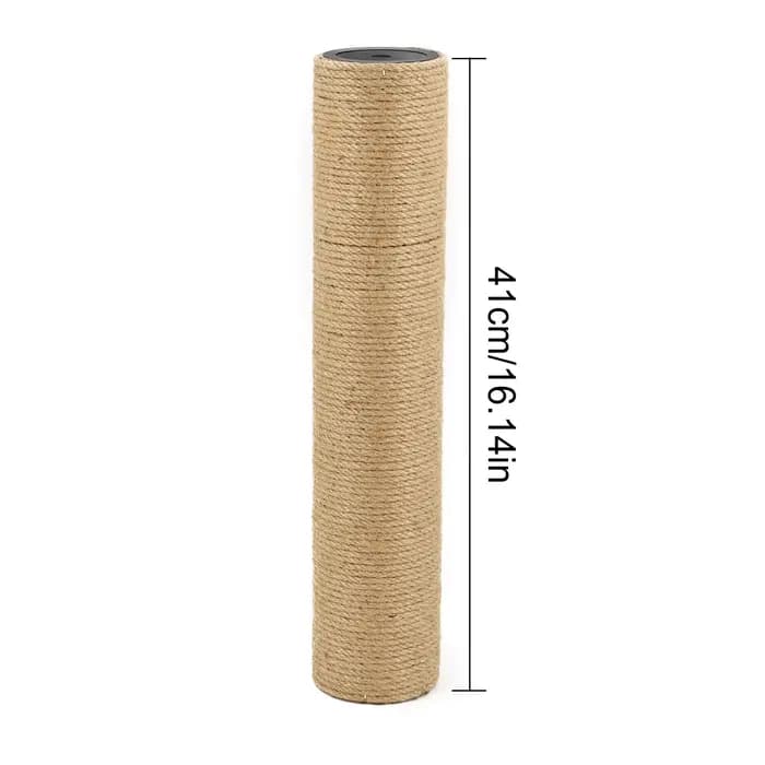 Poteau à gratter de remplacement pour chat, Extension de rechange en Sisal naturel, pièces de poteau