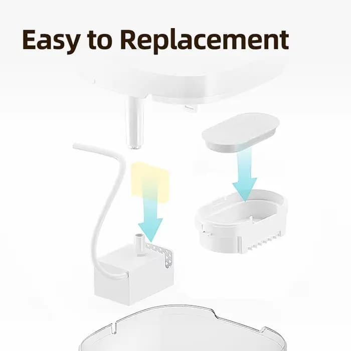 ROJECO filtre de remplacement de fontaine d'eau pour chat pour distributeur d'eau Transparent pour c