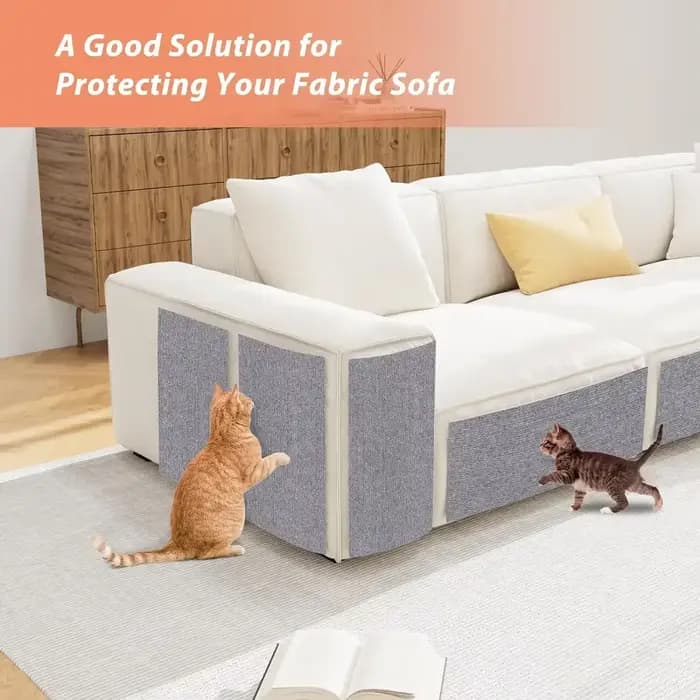 Tapis anti-rayures pour chat, auto-adhésif réglable, pour animaux de compagnie, meubles d'angle, pro
