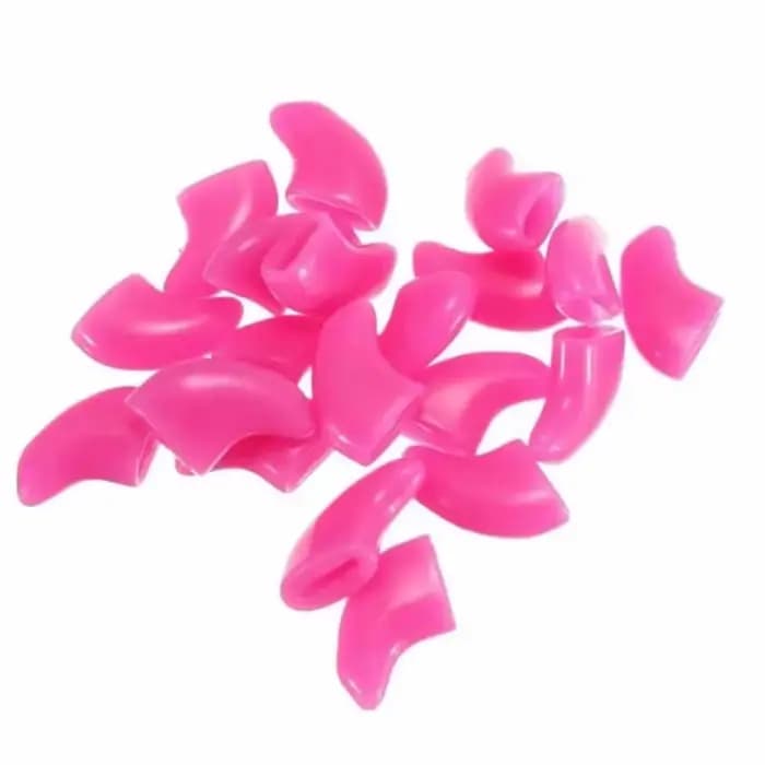 Bouchons d'ongles en Silicone souple pour chat, 20 pièces, couvre-ongles pour animaux de compagnie,