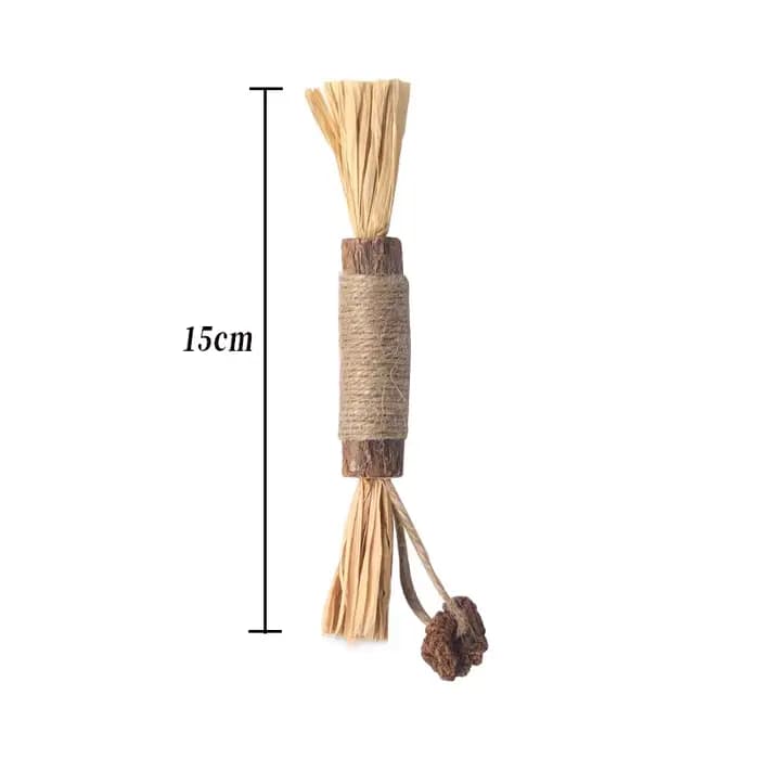 Jouets pour chat Silvervine bâton à mâcher Polygonum Kitty raphia herbe fournitures pour animaux de