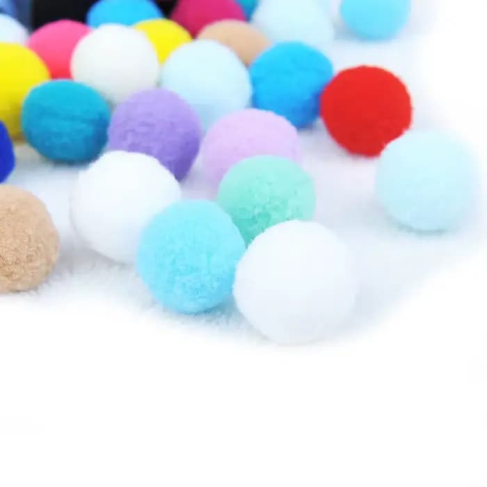 Boule en peluche pour chat, jouet à mâcher, coloré et interactif