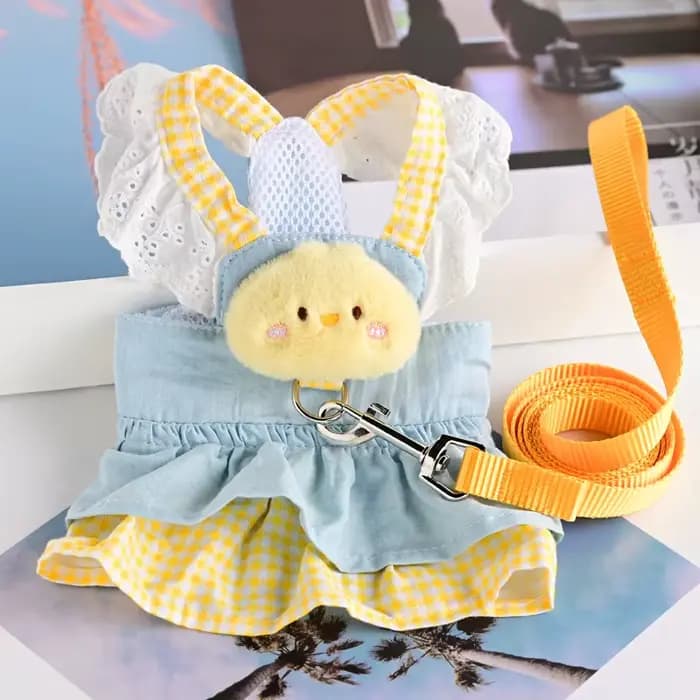 Robes harnais en dentelle pour animaux de compagnie, pour petits chiens, chiot, Animal, princesse Bi