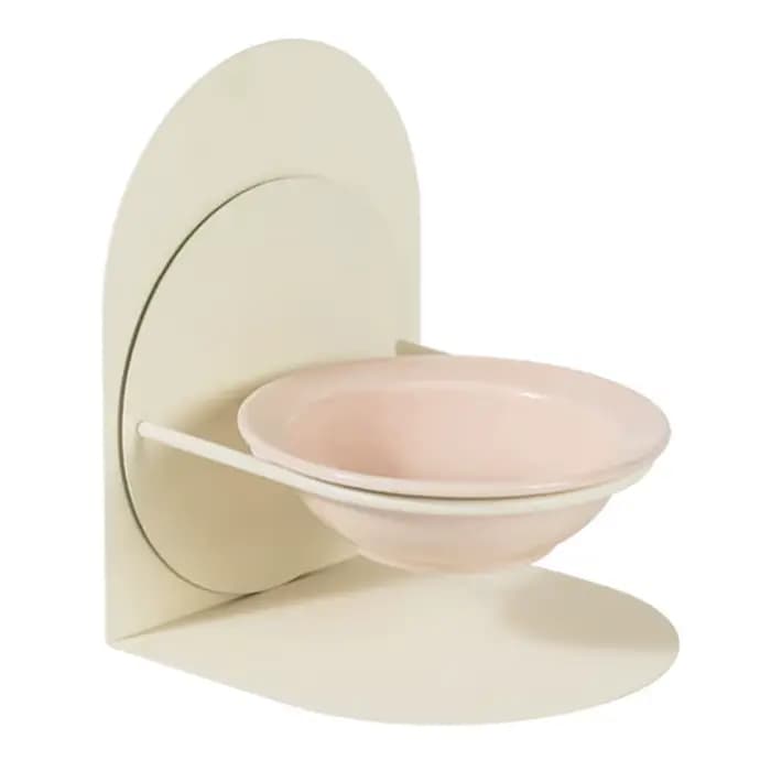 Bol en céramique anti-vomissement pour chat, antidérapant, incliné, surélevé, pour l'eau, protection