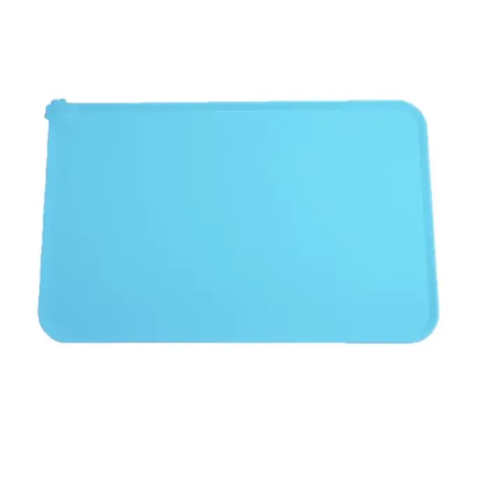 Tapis de repas en Silicone pour animaux de compagnie, imperméable, antidérapant, pour aliments pour