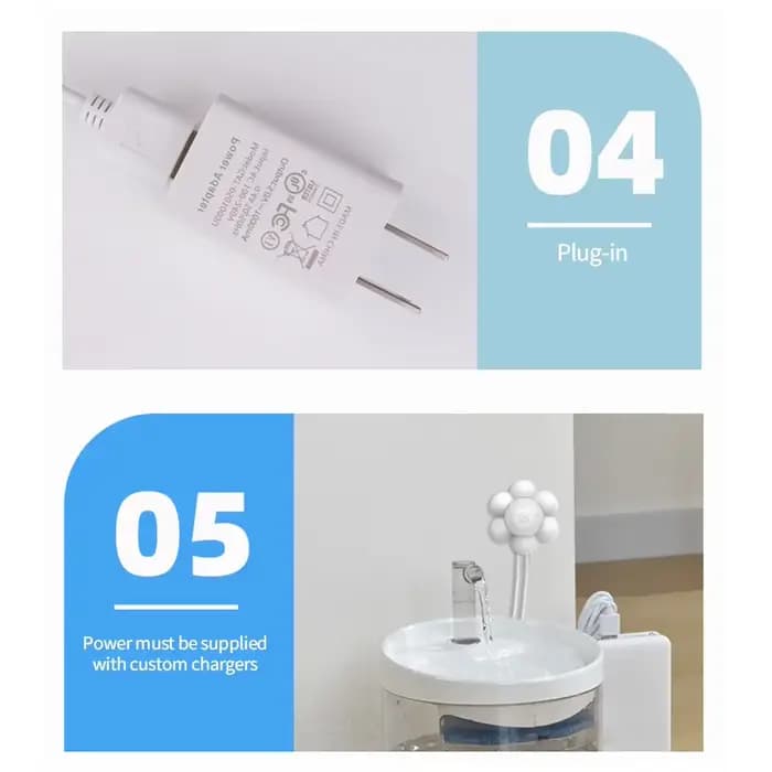 Distributeur automatique d'eau pour animaux de compagnie, capteur de mouvement, filtre, fontaine uni