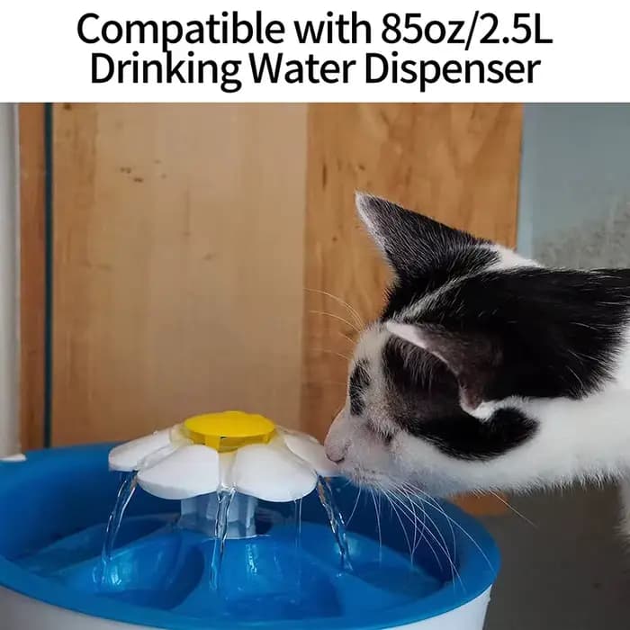 Distributeur d'eau avec filtre éponge pour animaux de compagnie, 10/4/1 pièces, pour chats et chiens