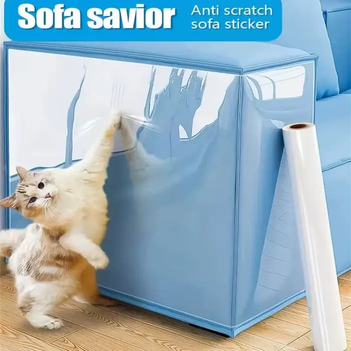 1pc 3/2m accessoires transparents pour chats meubles housse de Protection anti-rayures chats canapé