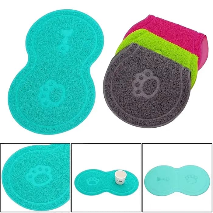 Tapis d'alimentation pour animaux de compagnie chien chat manger bol à boire tapis imperméable pour