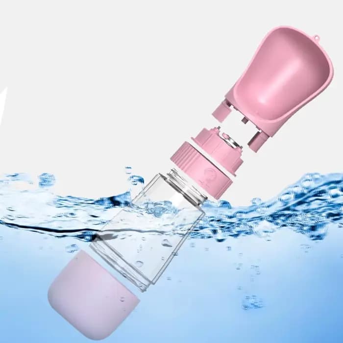 Bouteille d'eau Portable 2 en 1 pour chiens, petits et grands chats, bols à boire pour la marche en